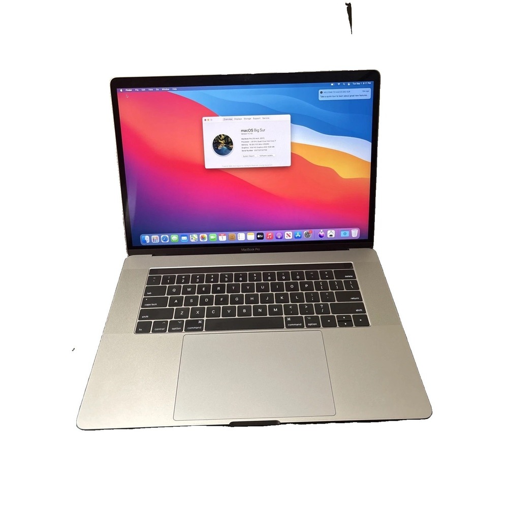 Apple MacBook Pro 15" 2017 A1707 Touch Bar Core i7 2.8GHz 16GB RAM 256GB SSD